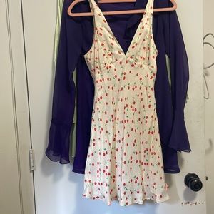 Zara cherry dress in a USA Small